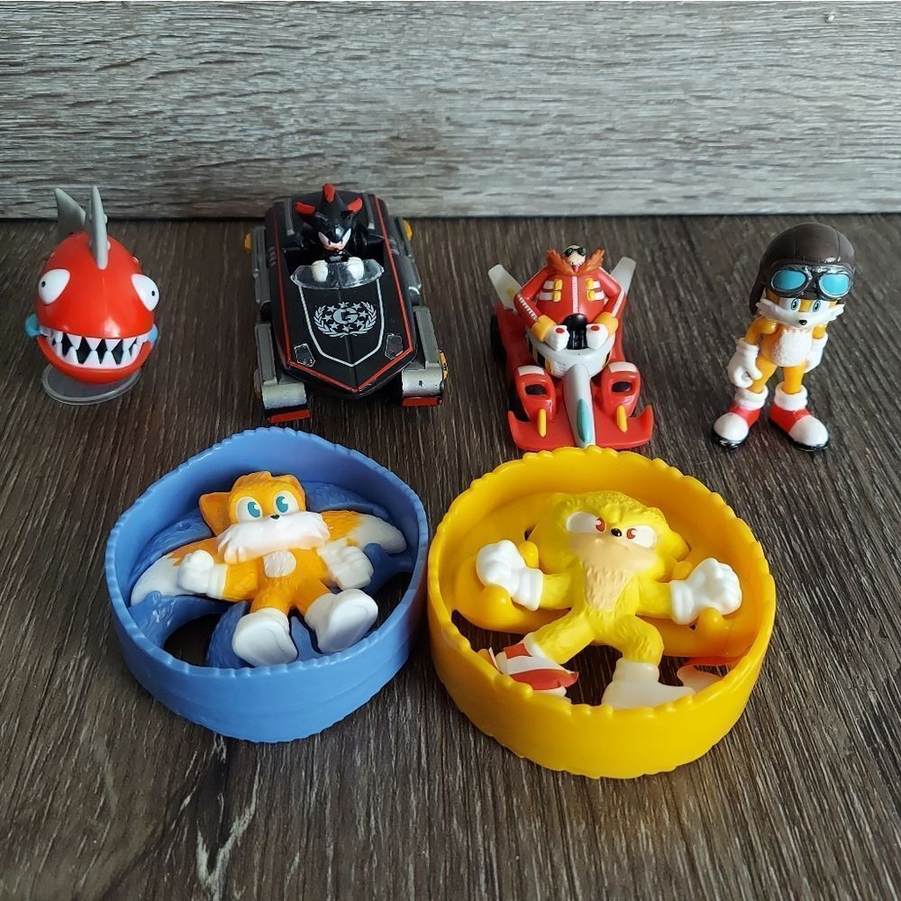 Six Sonic The Hedgehog Figures